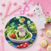 Er zit een kikker in mijn salade papieren bordje (Feest)