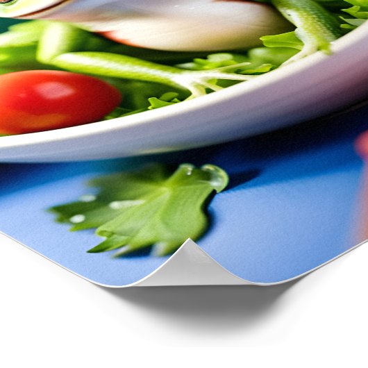 Er zit een kikker in mijn salade poster (Hoek)