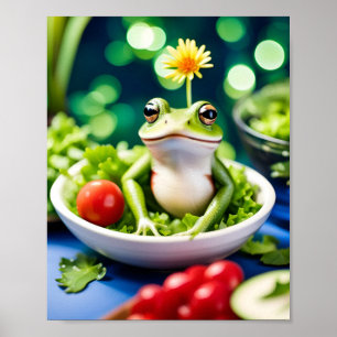 Er zit een kikker in mijn salade poster