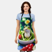 Er zit een kikker in mijn salade schort (Gedragen)