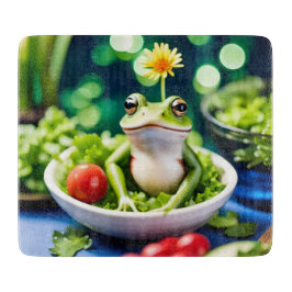 Er zit een kikker in mijn salade snijplank