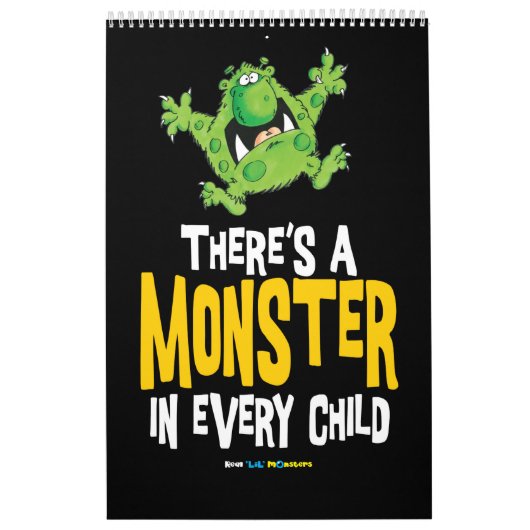Er zit een monster in elk kind kalender (Hoes)