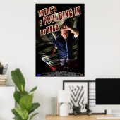 Er zit een pounding in mijn hoofd poster (Thuiskantoor)
