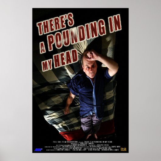 Er zit een pounding in mijn hoofd poster (Voorkant)