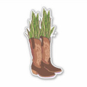 Er zit een slang (plant) in mijn laars! Sticker (Voorkant)