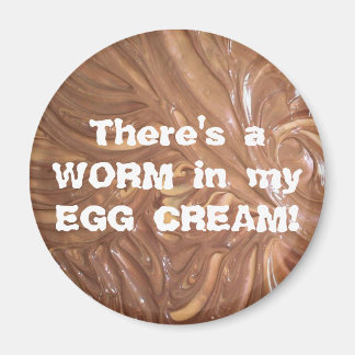 Er zit een WORM in mijn EGG CREAM! Magneet