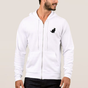 Er zit een zwarte kat op je Shirt! Hoodie