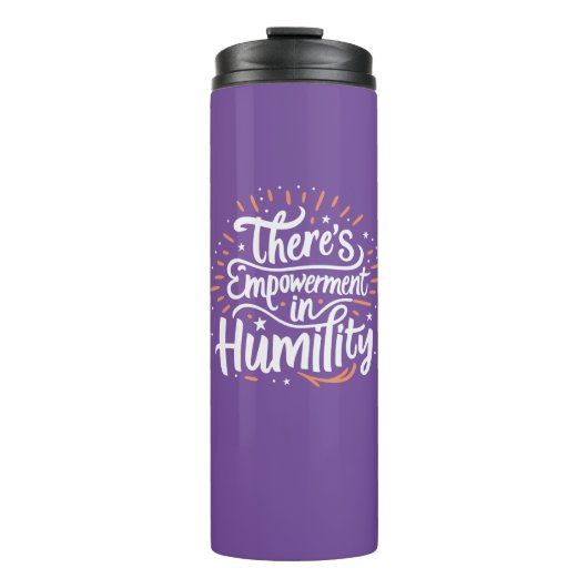 Er zit empowerment in nederigheid thermosbeker (Voorkant)