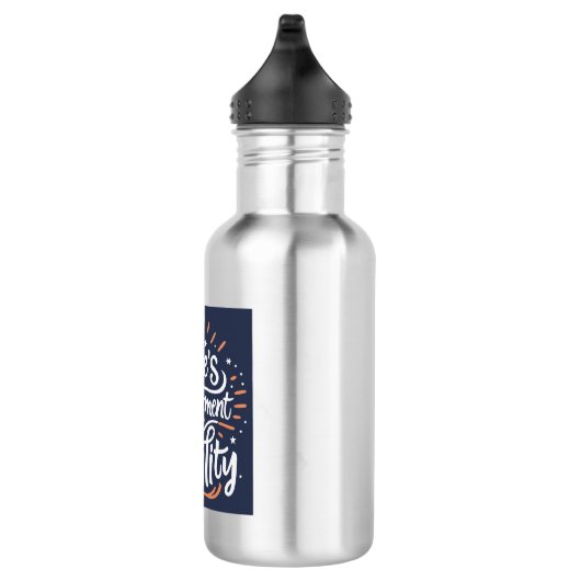 Er zit empowerment in nederigheid waterfles  (Rechts)