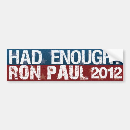 Er Zit Genoeg Op Bumpersticker (Voorkant)