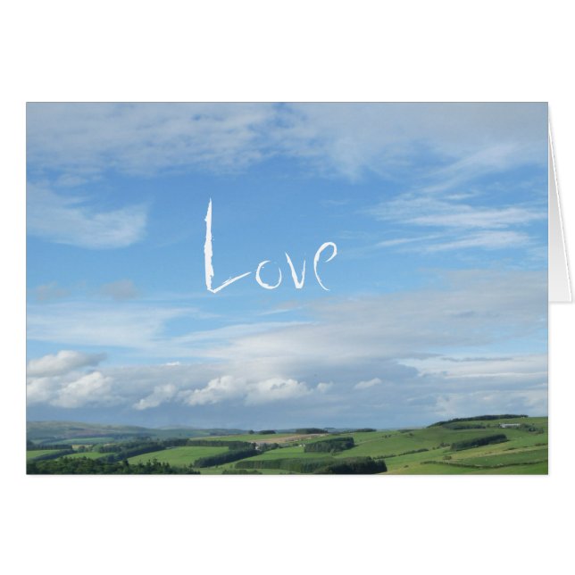 "Er zit liefde in de lucht" (Voorkant Horizontaal)