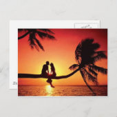 er zit liefde in de lucht briefkaart (Voorkant / Achterkant)