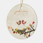 Er zit liefde in de lucht keramisch ornament (Links)