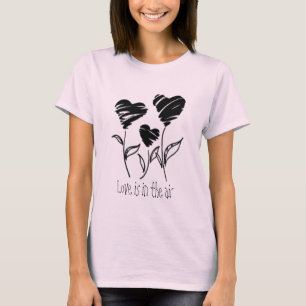 Er zit liefde in de lucht t-shirt
