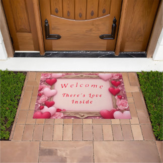 Er zit liefde in de welkomstmat van Valentijns Deurmat