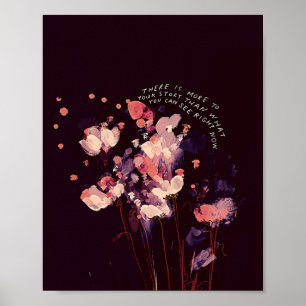 Er zit meer in je verhaal - inspirerend citaat poster