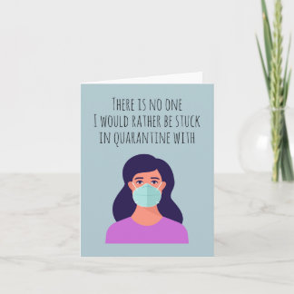 Er zit niemand in quarantaine kaart