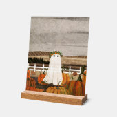 Er zit weer een geest in de pompoenpatch acryl bord (Hoek)