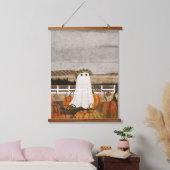 Er zit weer een geest in de pompoenpatch hangend wandkleed (Slaapkamer)