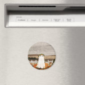Er zit weer een geest in de pompoenpatch magneet (Insitu (Vaatwasser))