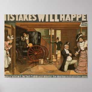 Er zullen fouten worden gemaakt poster