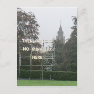 Er zullen hier geen wonderen zijn - de kunst van E Briefkaart