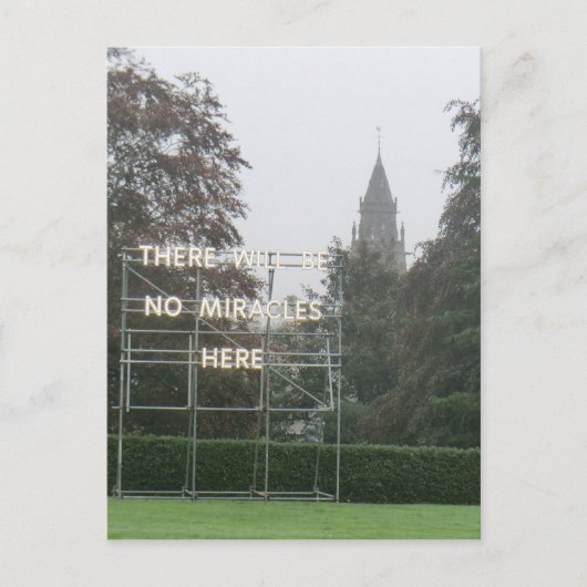 Er zullen hier geen wonderen zijn - de kunst van E Briefkaart (Voorkant)