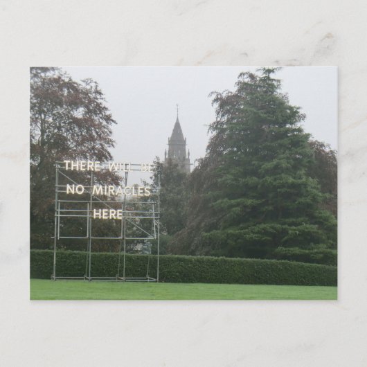 Er zullen hier geen wonderen zijn - de kunst van E Briefkaart (Voorkant)