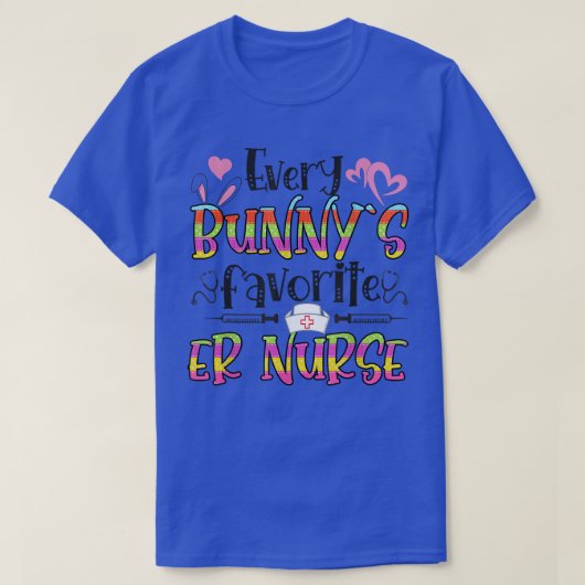 ER Zuster Bunny's favoriete zurenpaasdag T-shirt (Design voorkant)