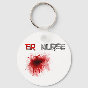 ER Zuster Funny T-Shirts & Gifts Sleutelhanger