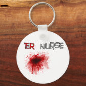 ER Zuster Funny T-Shirts & Gifts Sleutelhanger (Voorkant)