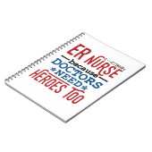 ER Zuster omdat artsen ook helden nodig hebben Notitieboek (Linkerzijde)