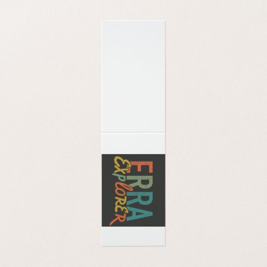 Era Explorer: reis door de tijd in het spectrum Visitekaartje (Buitenkant ongevouwen)