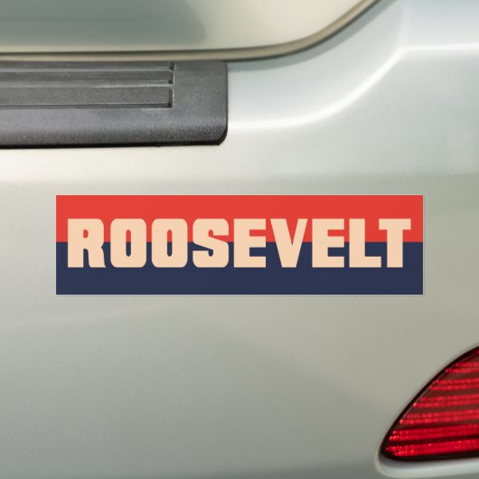 Era FDR Roosevelt Bumpersticker 1930 (Op auto)