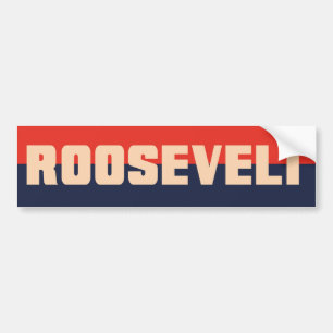 Era FDR Roosevelt Bumpersticker 1930