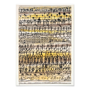 ERA-koeling in een warme zone-tuin   Paul Klee   Foto Afdruk