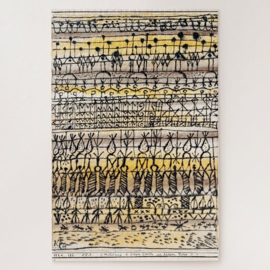ERA-koeling in een warme zone-tuin | Paul Klee | Legpuzzel (Verticaal)