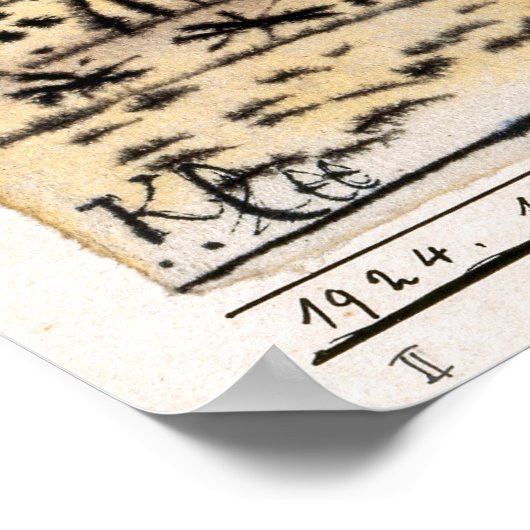 ERA-koeling in een warme zone-tuin | Paul Klee | Poster (Hoek)