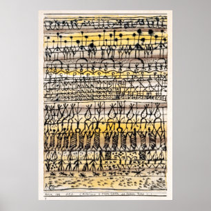ERA-koeling in een warme zone-tuin   Paul Klee   Poster
