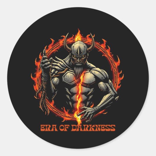 Era of Darkness Sticker – Ember Ring Warrior Emble (Voorkant)