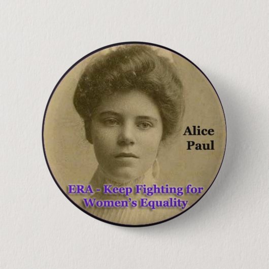 ERA-toets met Alice Paul Ronde Button 5,7 Cm (Voorkant)