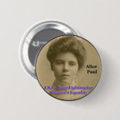 ERA-toets met Alice Paul Ronde Button 5,7 Cm (Voorkant /achterkant)