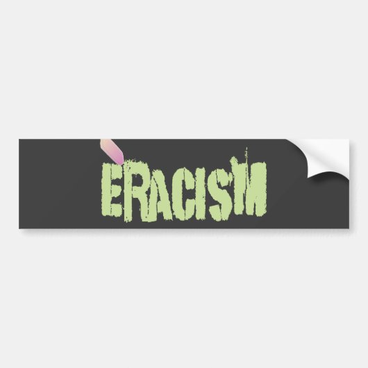 Eracisme Bumpersticker (Voorkant)