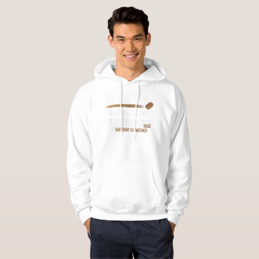 Eracismeverwijderaar Belief One Race Superior End Hoodie (Voorkant volledig)