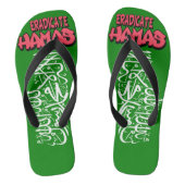 ERADICATE HAMAS FLIP FLOP (Voetbed)