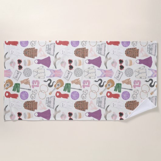 Eras Beach Handdoek (Voorkant)