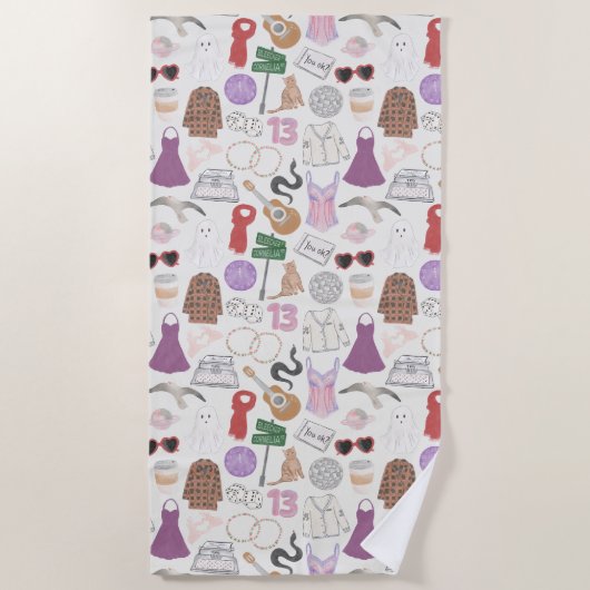 Eras Beach Handdoek (Voorkant)