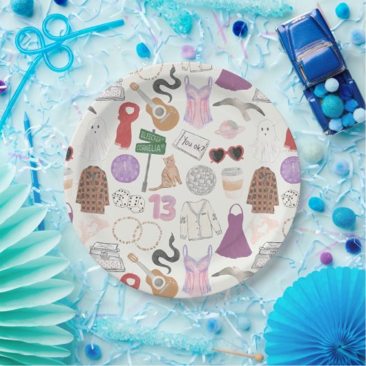 Eras Paper-Borden Papieren Bordje (Feest)