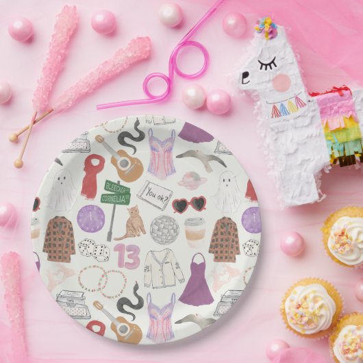 Eras Paper-Borden Papieren Bordje (Feest)