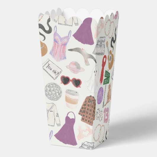 Eras Popcorn/Treat Box Bedankdoosjes (Achterkant)